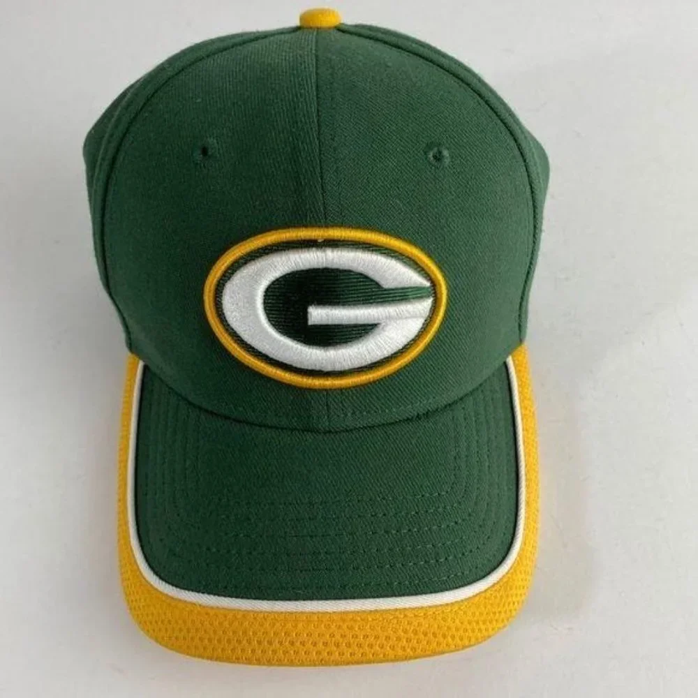 New Era 39THIRTY NFL Green Bay Packers Hat‎ Green On Field Sideline Collection